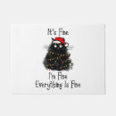 Search for christmas lights doormats Cat