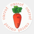 Search for carrot orange stickers Vegetable
