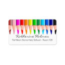 Search for pencil return address labels Student