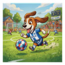 Search for cartoon soccer posters Sports