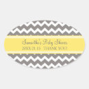 Search for yellow and grey chevron stickers Gender neutral