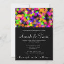 Search for bright lights invitations Glitter