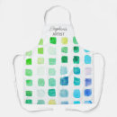 Search for turquoise pattern aprons Colourful