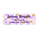 Search for purple heart return address labels Hearts