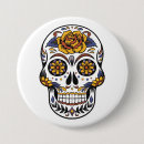 Search for sugar skull badges Colourful