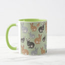 Search for rabbit pattern mugs Bunnies