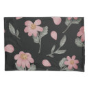 Search for pink floral pillowcases Black