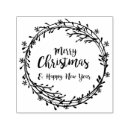 Search for new year rubber stamps Merry christmas