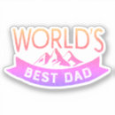 Search for world best dad stickers Vintage