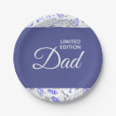 Search for fathers day paper plates Blue