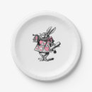 Search for alice wonderland white rabbit plates Hearts