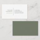 Search for emerald green business cards Professional
