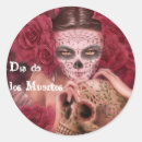 Search for painted skull stickers Calavera