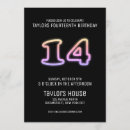 Search for neon sign party invitations Trendy