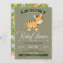 Search for tiger baby boy shower invitations Lion