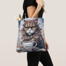 Search for abstract cat tote bags Funny