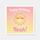 Search for sunset napkins Sunshine