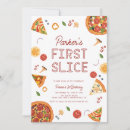 Search for love and pizza invitations Modern pizza party