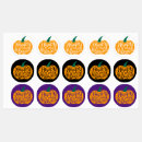 Search for happy autumn stickers Jack o lantern