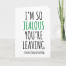 Search for good luck in your new job cards Leaving