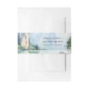 Search for invitation belly bands Watercolor