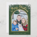Search for green and gold christmas cards Merry