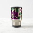 Search for orchids travel mugs Pattern