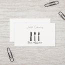 Search for silverware business cards Catering