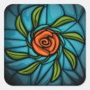 Search for mosaic flower stickers Illustration