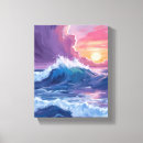 Search for purple sunset canvas prints Clouds