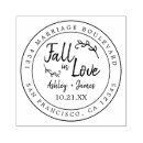 Search for fall rubber stamps Modern typography