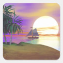 Search for sunset sail stickers Sailboat