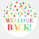 Search for welcome back stickers Rainbow