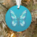 Search for blue butterfly christmas tree decorations Turquoise