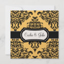 Search for canary yellow invitations Black