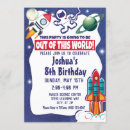 Search for space shuttle birthday invitations Astronaut