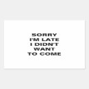 Search for not sorry stickers Funny