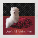 Search for canine square invitations Black