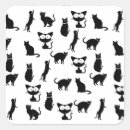Search for black cat illustration stickers Kitty