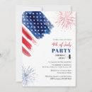 Search for independence day celebration invitations Watercolor