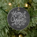 Search for chalkboard christmas tree decorations Typography
