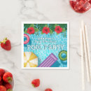 Search for swimming pool napkins Birthday