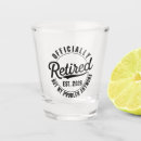 Search for retirement shot glasses Retired 2026