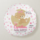 Search for teddy bear cushions Baby girl