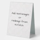 Search for blank wedding signs Promo merch