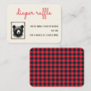 Search for red and black plaid invitations Gender neutral