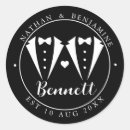 Search for black tuxedo wedding stickers Bowtie