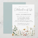 Search for sympathy memorial service invitations Watercolor