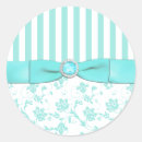 Search for turquoise striped stickers Aqua