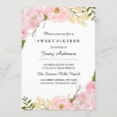 Search for white sweet 16 invitations Vintage